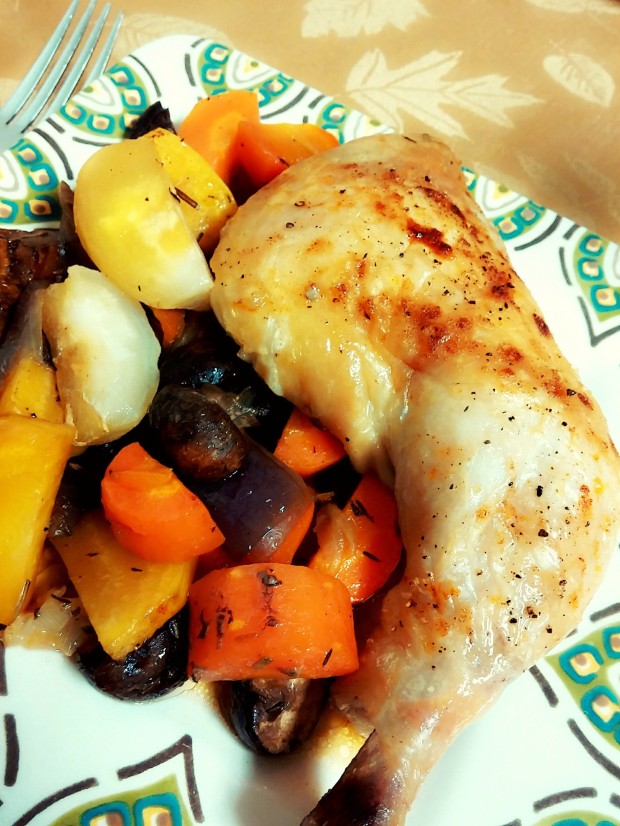 Roasted Chicken and Veg
